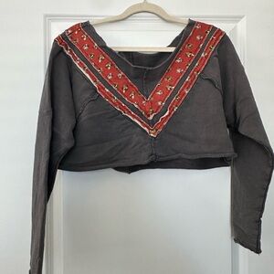 Free People Charcoal and Red set